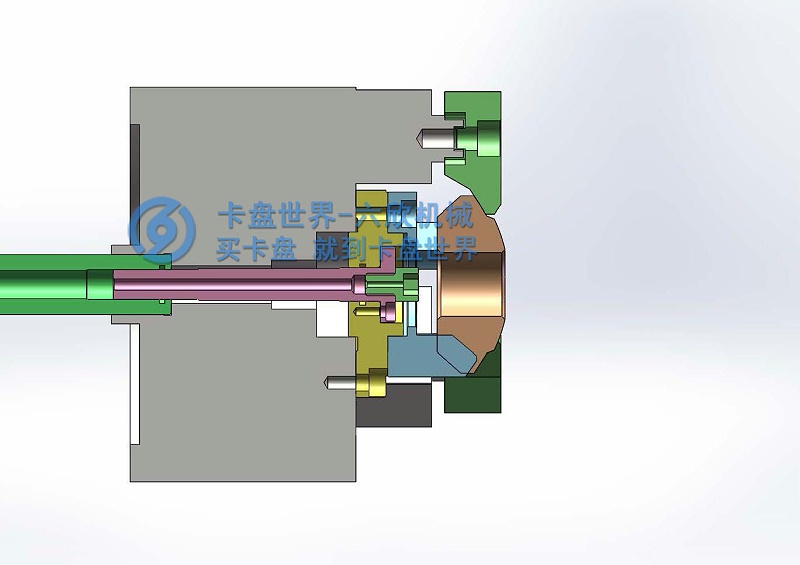 行星齒輪工件指形卡盤BF夾持方案