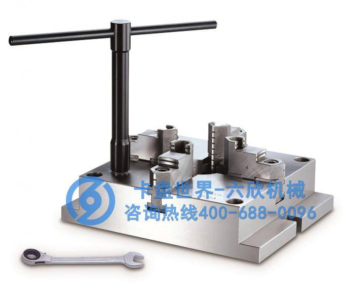 千島方型四爪手動卡盤